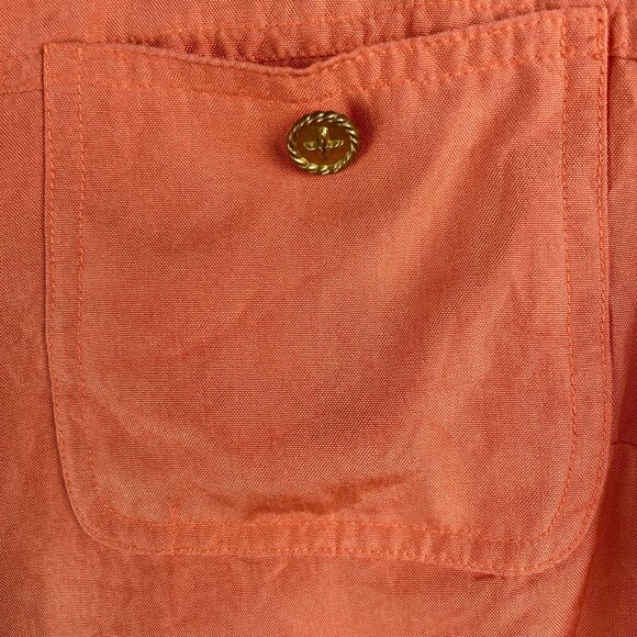 Talbots Pure Silk Womens Shirt Dress 14W Work Office Capsule Easter Minimal - Picture 6 of 16